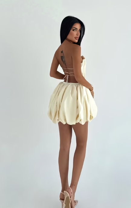 CETO “Fleur Bubble Dress”