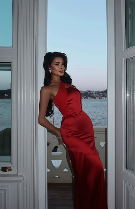 CETO “Scarlett Satin Gown”