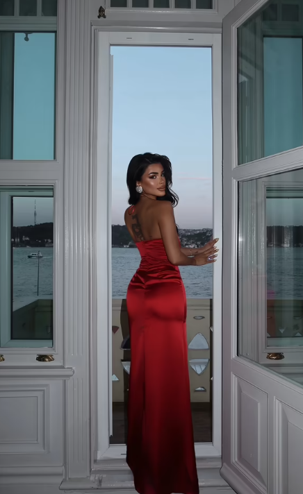 CETO “Scarlett Satin Gown”