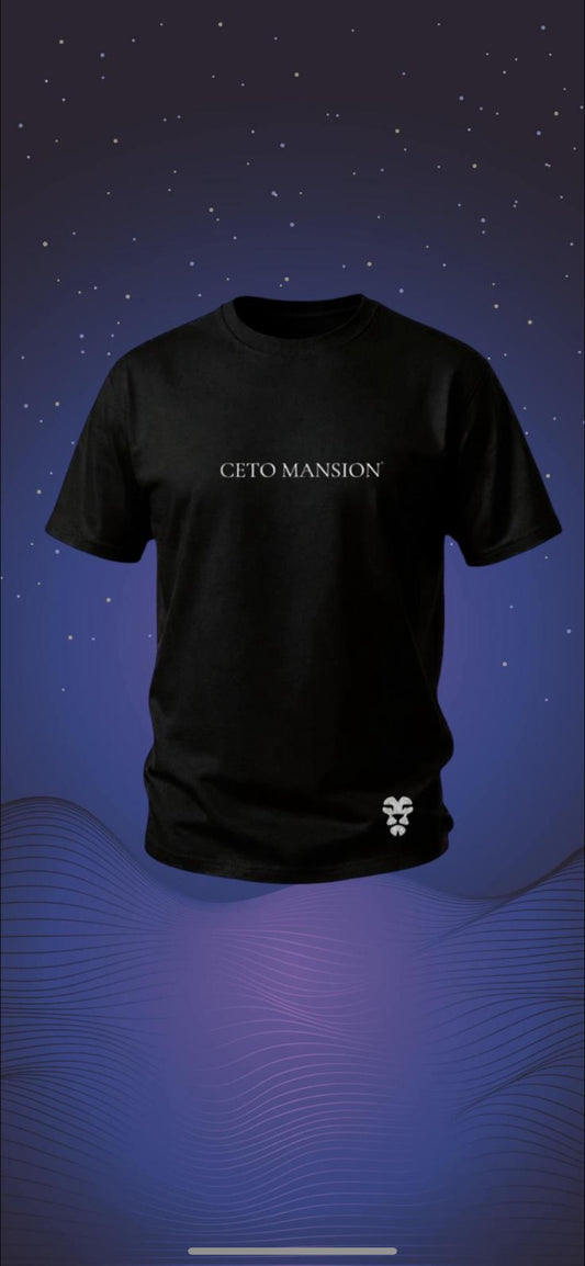 CETO MANSION™ Signature T-Shirt – Schwarz