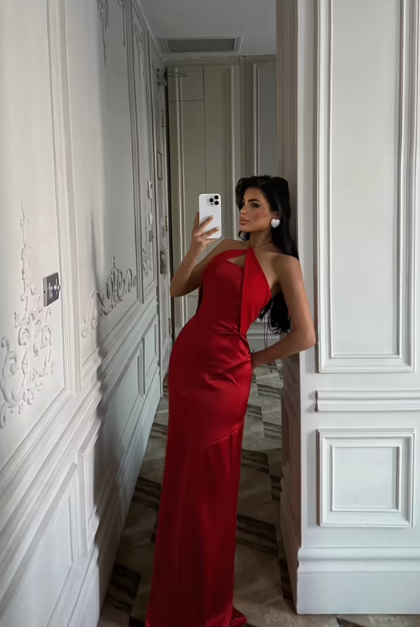 CETO “Scarlett Satin Gown”