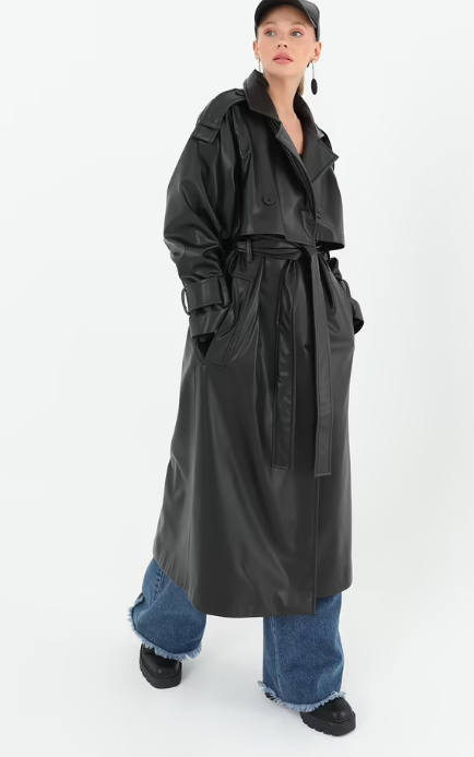CETO “Noir Trench Coat”