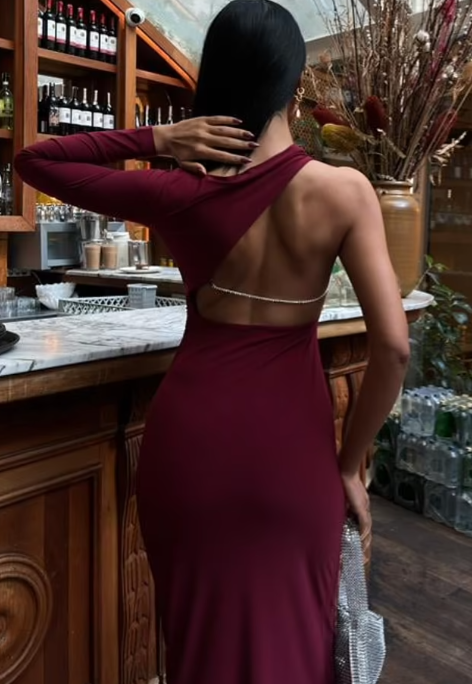 CETO “Crimson Allure Dress”