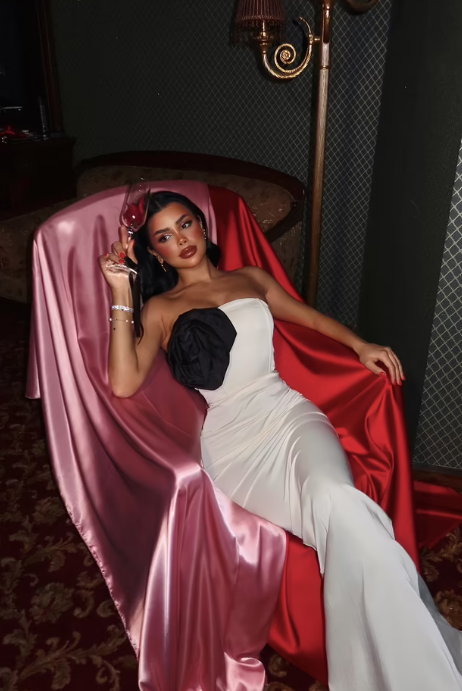 CETO “Noir Blossom Gown”