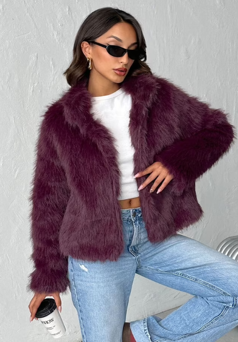 CETO “Faux Fur Elegance Jacket”