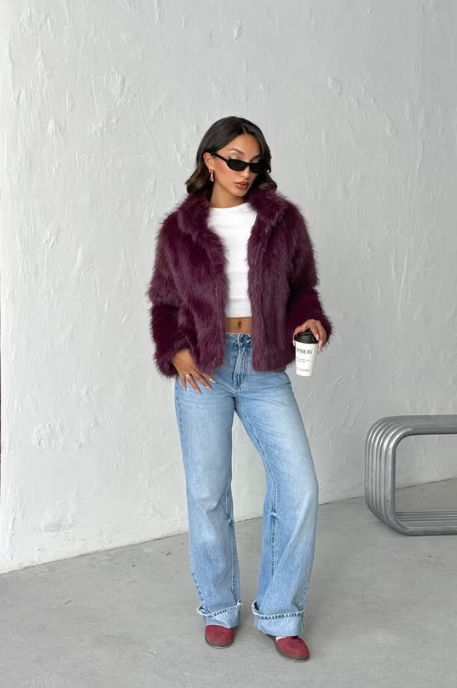 CETO “Faux Fur Elegance Jacket”