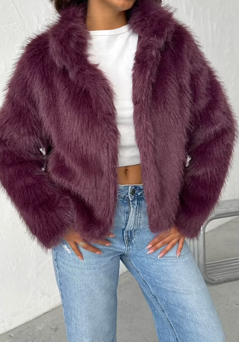 CETO “Faux Fur Elegance Jacket”