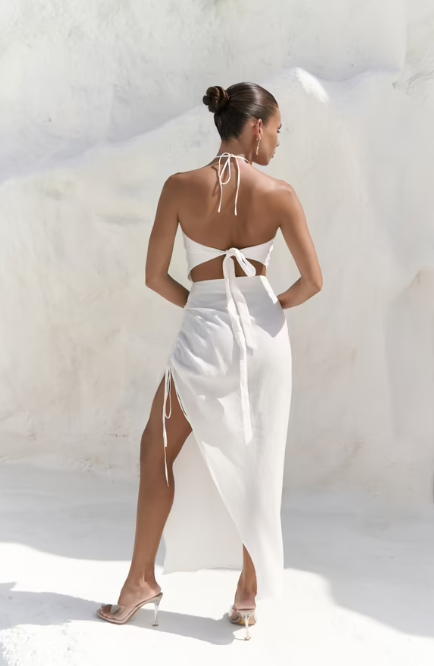 CETO “Santorini Linen Dress”