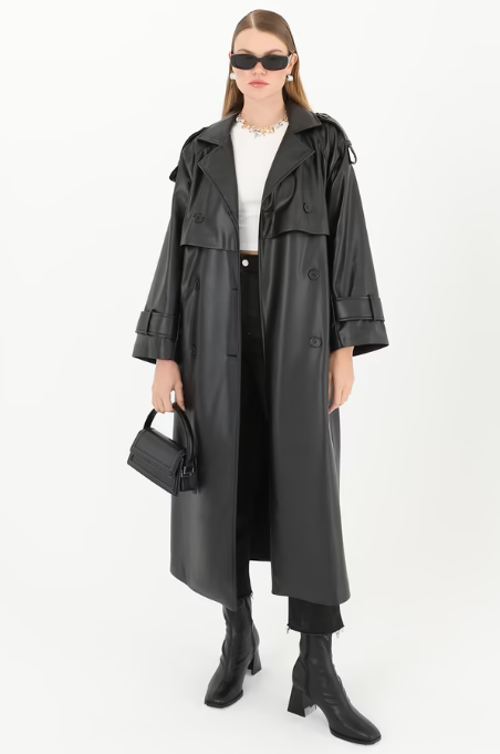 CETO “Noir Trench Coat”