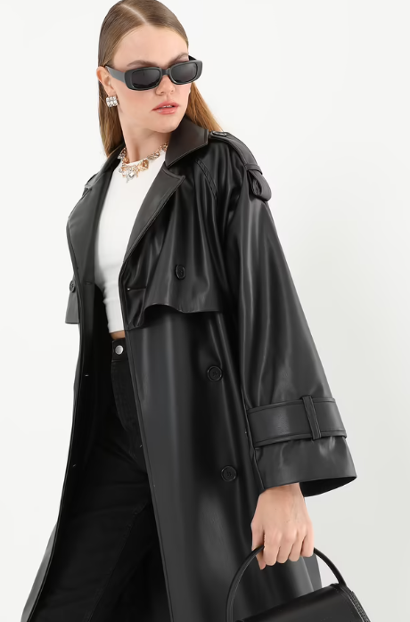 CETO “Noir Trench Coat”