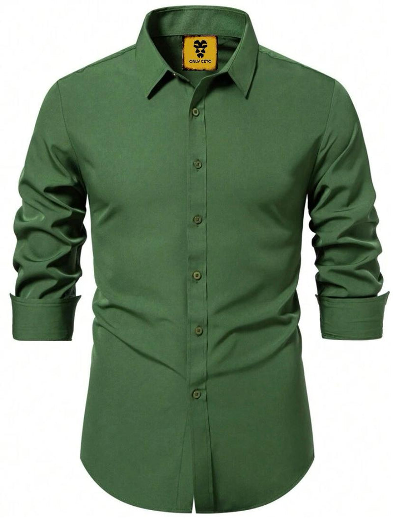 Business-Hemd „Olive Vision“ – Klassisch. Klar. Charakterstark.