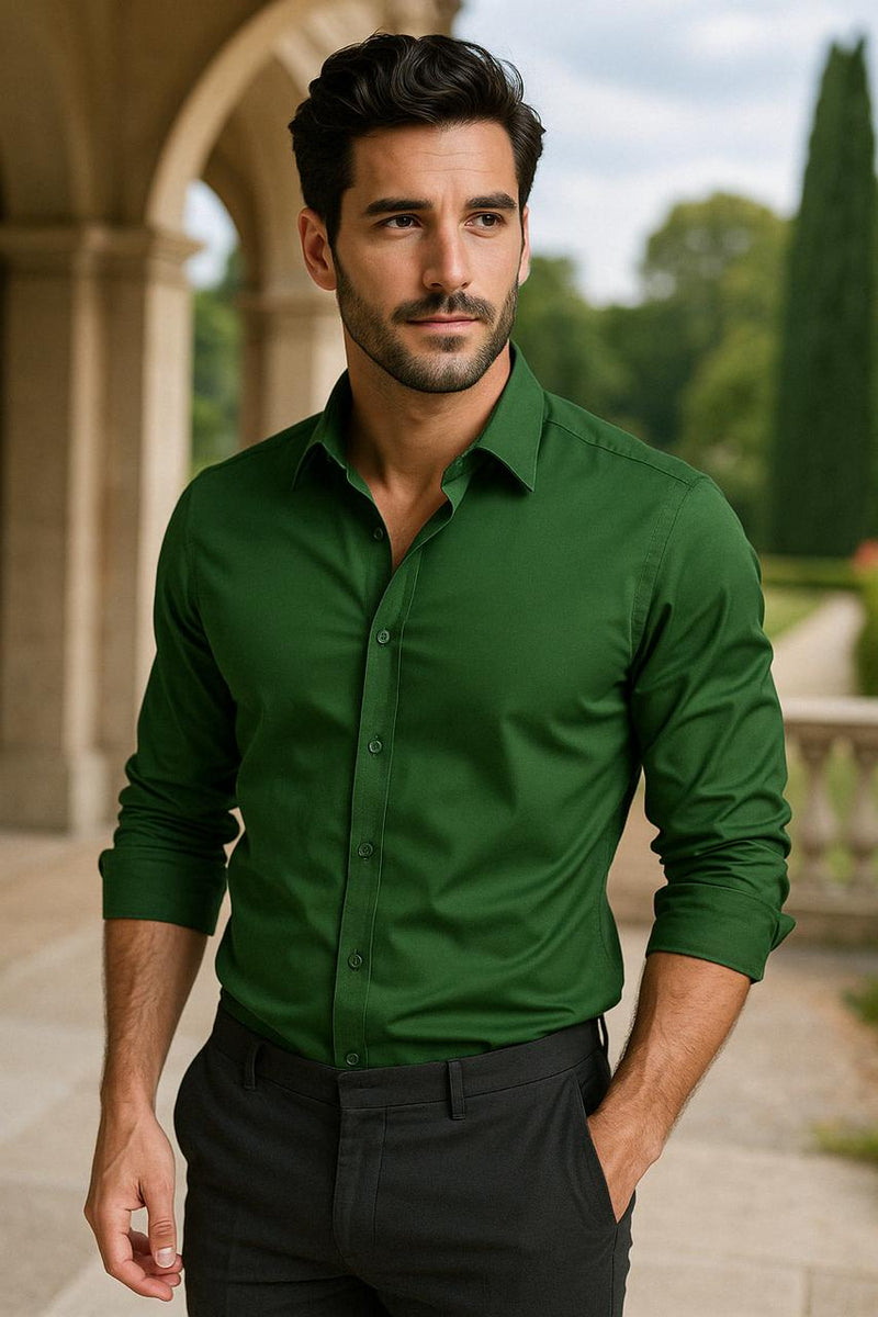 Business-Hemd „Olive Vision“ – Klassisch. Klar. Charakterstark.