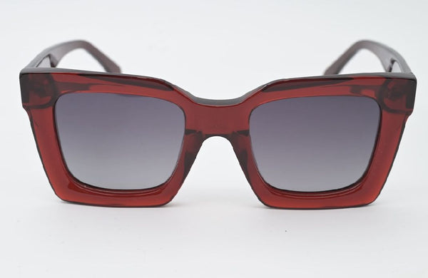 OnlyCeto “Crimson Core” – Sonnenbrille in tiefem Burgunderrot