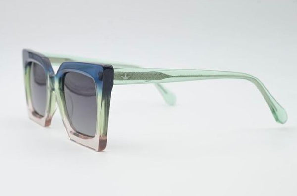 Sossa “Skylight” – Sonnenbrille in Farbverlauf Blau-Grün-Rosa