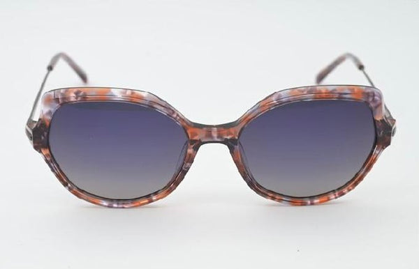 Sossa “Amora Bloom” – Sonnenbrille im violett-braunen Schildpatt-Look
