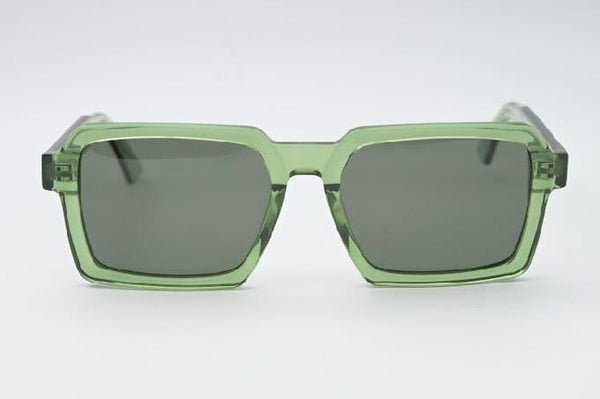 Sossa “Flatline” – Sonnenbrille in Transparent-Grün