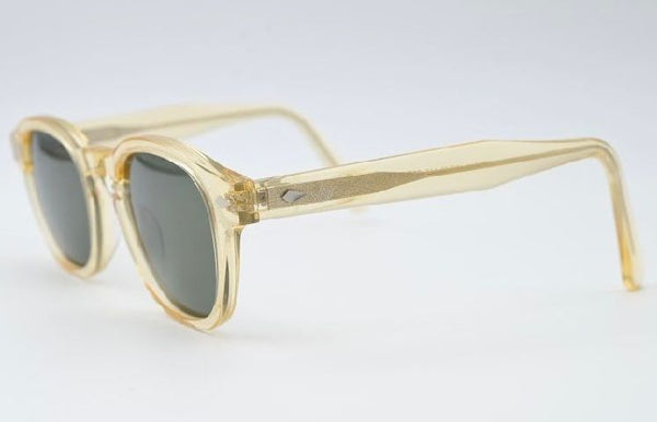 Sossa “Onda” – Sonnenbrille in Bernstein und Creme