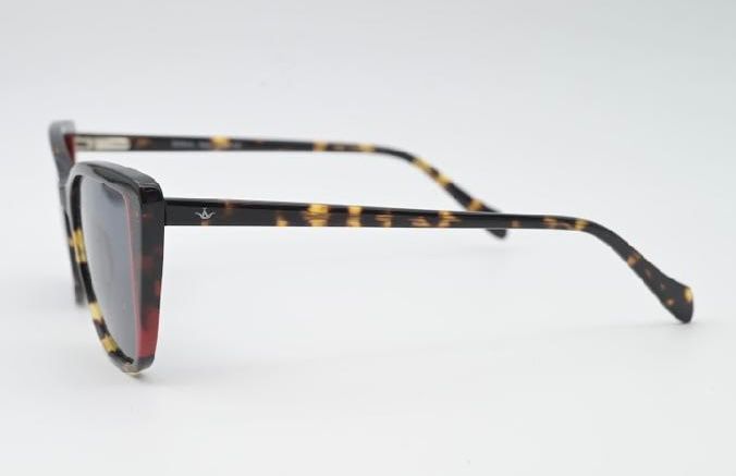 Sossa “VistaFade” – Sonnenbrille in Tortoiseshell mit rotem Farbverlauf
