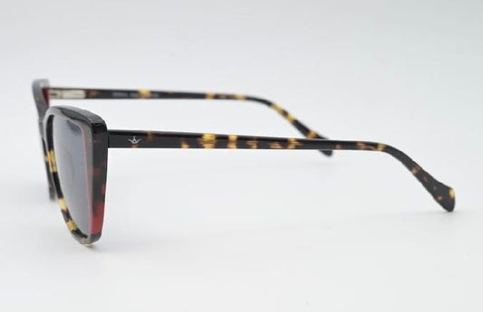 Sossa “VistaFade” – Sonnenbrille in Tortoiseshell mit rotem Farbverlauf