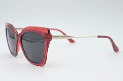 Sossa “Ruby Grace” – Sonnenbrille in leuchtendem Transparentrot